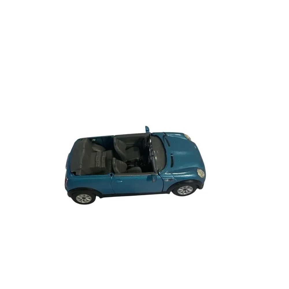 blue miniature convertible car